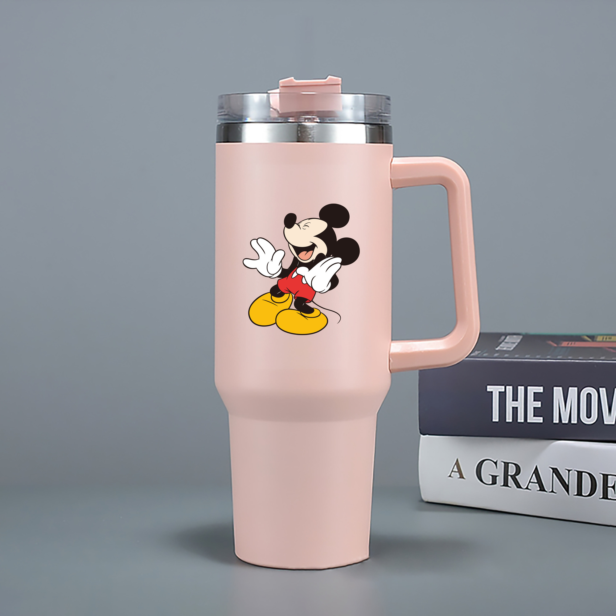 （画像用） ミッキーマウス Mickey Mouse 1200mL車用タンブラー（カラープリント）